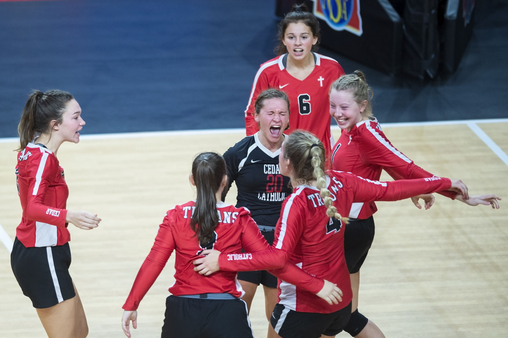 Class D-1 state volleyball, 11.5